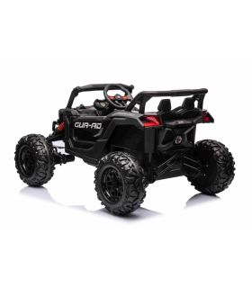 Voiture électrique 2 places 12V Buggy ATV Defend Noir - Pack Luxe