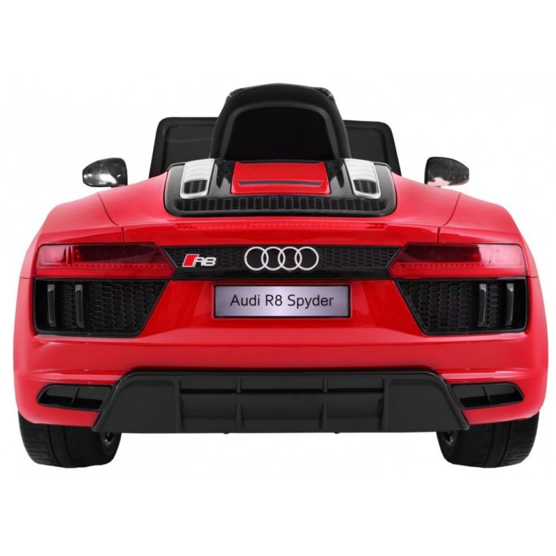 Voiture electrique audi r8 spyder rouge pack luxe