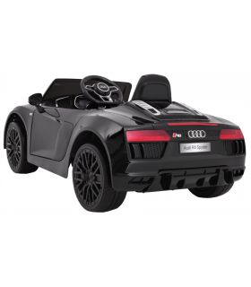 Voiture électrique 12V Audi R8 Spyder Noire - Pack Luxe
