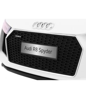 Voiture électrique 12V Audi R8 Spyder Blanche - Pack Luxe