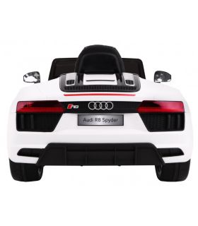 Voiture électrique 12V Audi R8 Spyder Blanche - Pack Luxe