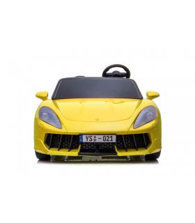Voiture électrique 2 places 24V Perfecta Lift Jaune - Pack Luxe