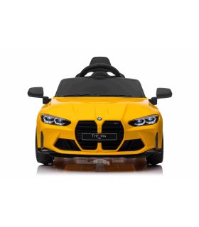 Voiture électrique 12V BMW M4 Jaune - Pack Luxe