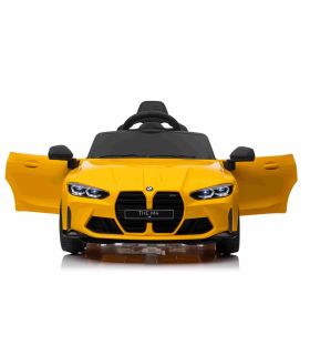Voiture électrique 12V BMW M4 Jaune - Pack Luxe