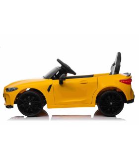 Voiture électrique 12V BMW M4 Jaune - Pack Luxe