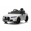 Voiture électrique 12V BMW M4 Blanche - Pack Luxe