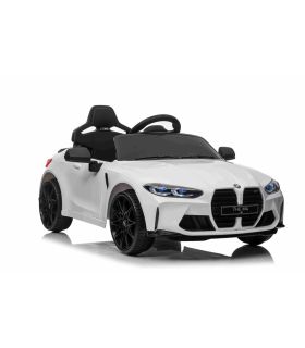 Voiture électrique 12V BMW M4 Blanche - Pack Luxe