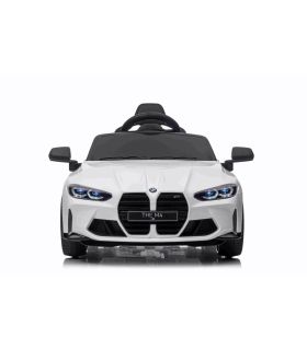 Voiture électrique 12V BMW M4 Blanche - Pack Luxe