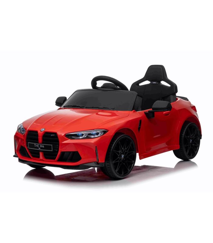 Voiture électrique 12V BMW M4 Rouge - Pack Luxe