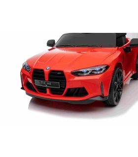 Voiture électrique 12V BMW M4 Rouge - Pack Luxe