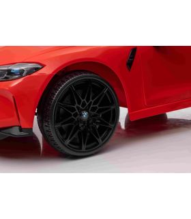 Voiture électrique 12V BMW M4 Rouge - Pack Luxe