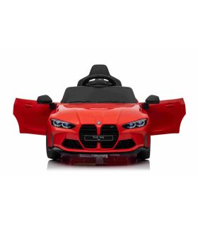 Voiture électrique 12V BMW M4 Rouge - Pack Luxe