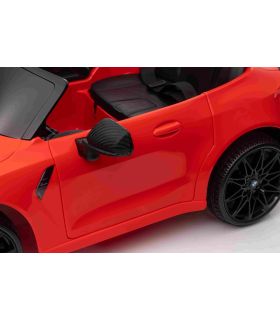 Voiture électrique 12V BMW M4 Rouge - Pack Luxe