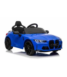 Voiture électrique 12V BMW M4 Bleue - Pack Luxe