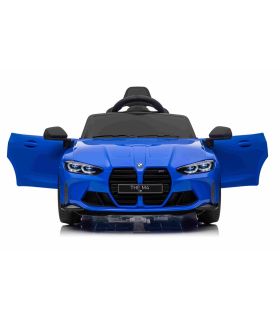Voiture électrique 12V BMW M4 Bleue - Pack Luxe