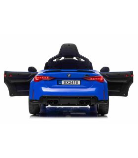 Voiture électrique 12V BMW M4 Bleue - Pack Luxe