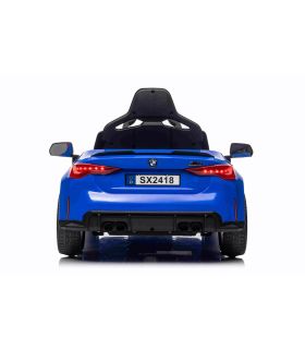 Voiture électrique 12V BMW M4 Bleue - Pack Luxe