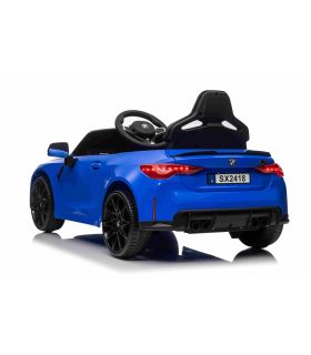 Voiture électrique 12V BMW M4 Bleue - Pack Luxe