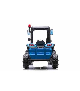 Tracteur avec remorque 24 Volts Blast Bleu - Pack Luxe