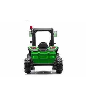 Tracteur avec remorque 24 Volts Blast Vert - Pack Luxe