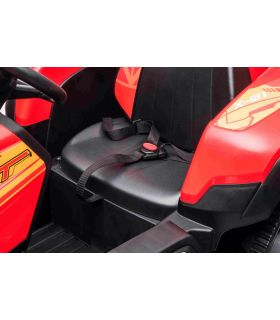 Tracteur avec remorque 24 Volts Blast Rouge - Pack Luxe