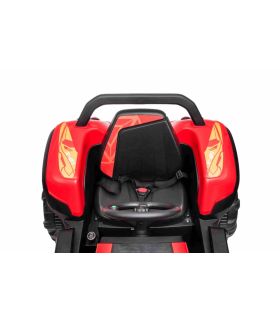 Tracteur avec remorque 24 Volts Blast Rouge - Pack Luxe