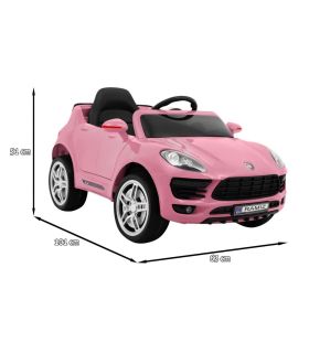 Voiture électrique 12V Style Cayenne S Rose - Pack Evo