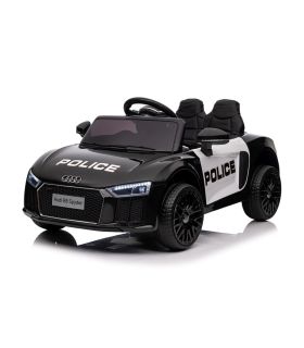 Voiture électrique 12V Audi R8 Spyder Police - Pack Luxe