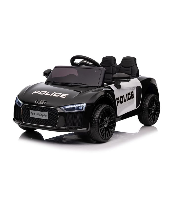 Voiture électrique 12V Audi R8 Spyder Police - Pack Luxe