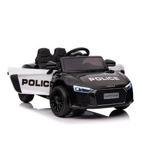 Voiture électrique 12V Audi R8 Spyder Police - Pack Luxe