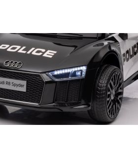 Voiture électrique 12V Audi R8 Spyder Police - Pack Luxe