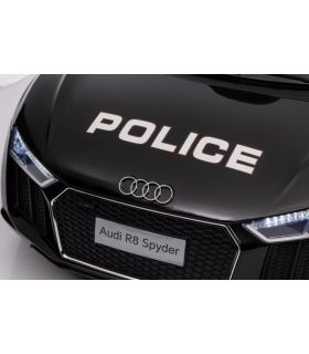 Voiture électrique 12V Audi R8 Spyder Police - Pack Luxe