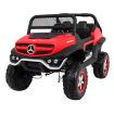 Voiture électrique 2 places 12V Mercedes Unimog Rouge - Pack Luxe