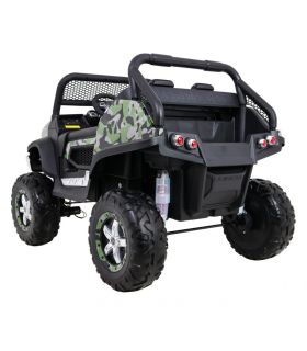 Voiture électrique 2 places pour enfant 12V Mercedes Unimog Militaire - Pack Luxe