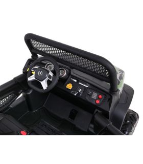 Voiture électrique 2 places pour enfant 12V Mercedes Unimog Militaire - Pack Luxe