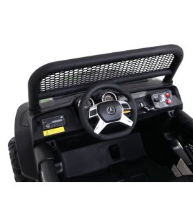 Voiture électrique 2 places pour enfant 12V Mercedes Unimog Militaire - Pack Luxe