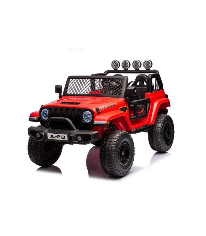 Voiture électrique 2 places 12V OFF Road 3.0 Rouge - Pack Luxe