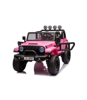 Voiture électrique 2 places 12V OFF Road 3.0 Rose - Pack Luxe