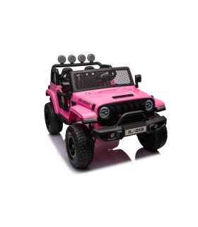Voiture électrique 2 places 12V OFF Road 3.0 Rose - Pack Luxe