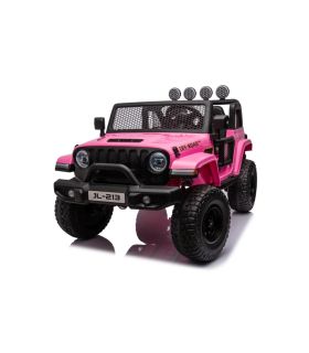Voiture électrique 2 places 12V OFF Road 3.0 Rose - Pack Luxe