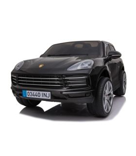 Voiture électrique 2 places Porsche Cayenne S Noire - Pack Luxe
