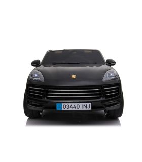 Voiture électrique 2 places Porsche Cayenne S Noire - Pack Luxe