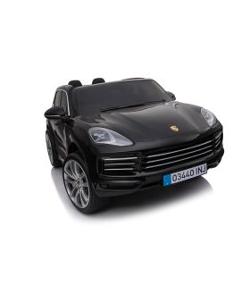 Voiture électrique 2 places Porsche Cayenne S Noire - Pack Luxe
