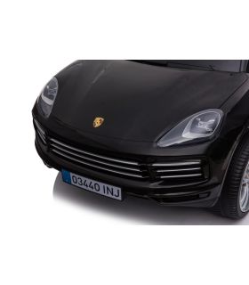 Voiture électrique 2 places Porsche Cayenne S Noire - Pack Luxe