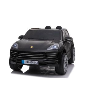 Voiture électrique 2 places Porsche Cayenne S Noire - Pack Luxe