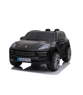Voiture électrique 2 places Porsche Cayenne S Noire - Pack Luxe