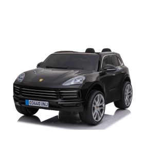 Voiture électrique 2 places Porsche Cayenne S Noire - Pack Luxe