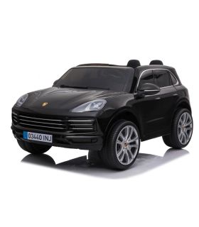 Voiture électrique 2 places Porsche Cayenne S Noire - Pack Luxe