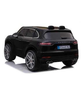 Voiture électrique 2 places Porsche Cayenne S Noire - Pack Luxe