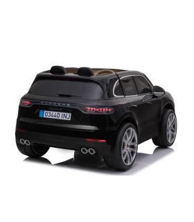 Voiture électrique 2 places Porsche Cayenne S Noire - Pack Luxe
